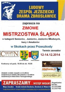 plakat Mistrzostwa Śląska